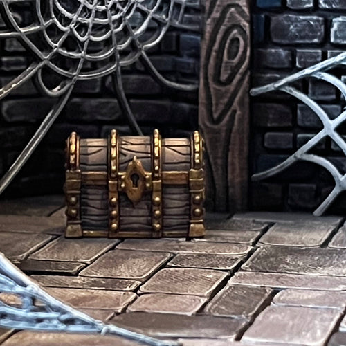 Chest - Trifolium Estate - Antigone Miniatures - Wargaming D&D DnD, 28mm, 32mm, 40mm, 54mm, 75mm, 100mm, 125mm