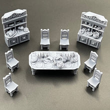 Load image into Gallery viewer, Dining Room - Trifolium Estate - Antigone Miniatures - Wargaming D&amp;D DnD, 28mm, 32mm, 40mm, 54mm, 75mm