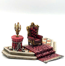Load image into Gallery viewer, Throne Room Furniture - Trifolium Estate - Antigone Miniatures - Wargaming D&amp;D DnD, 28mm, 32mm, 40mm, 54mm