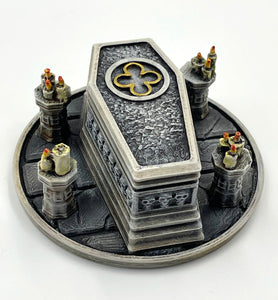 Tomb with Clover - Trifolium Estate - Antigone Miniatures - Wargaming D&D DnD, 28mm, 32mm, 40mm, 54mm