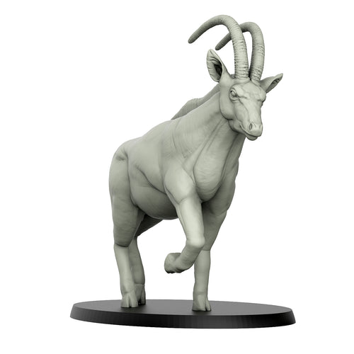 Antelope - Wild Animals - 3D IP Studios - Terrain Wargaming D&D DnD 28mm 32mm 40mm 54mm 75mm 100mm Statue 125mm