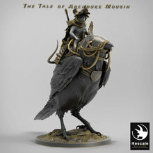 Load image into Gallery viewer, Standing Magpie - Mounted - The Tale of Archduke Mousin - Rescale Miniatures - Wargaming D&amp;D DnD