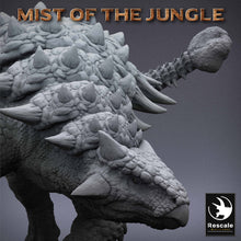 Load image into Gallery viewer, Wild Ankylosaurus - Attack - Mist of the Jungle - Rescale Miniatures - Wargaming D&amp;D DnD