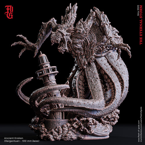 Ancient Kraken - The Eternal Storm - Flesh of Gods - Wargaming D&D DnD