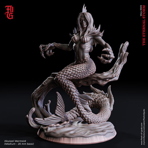 Abyssal Mermaid - The Eternal Storm - Flesh of Gods - Wargaming D&D DnD