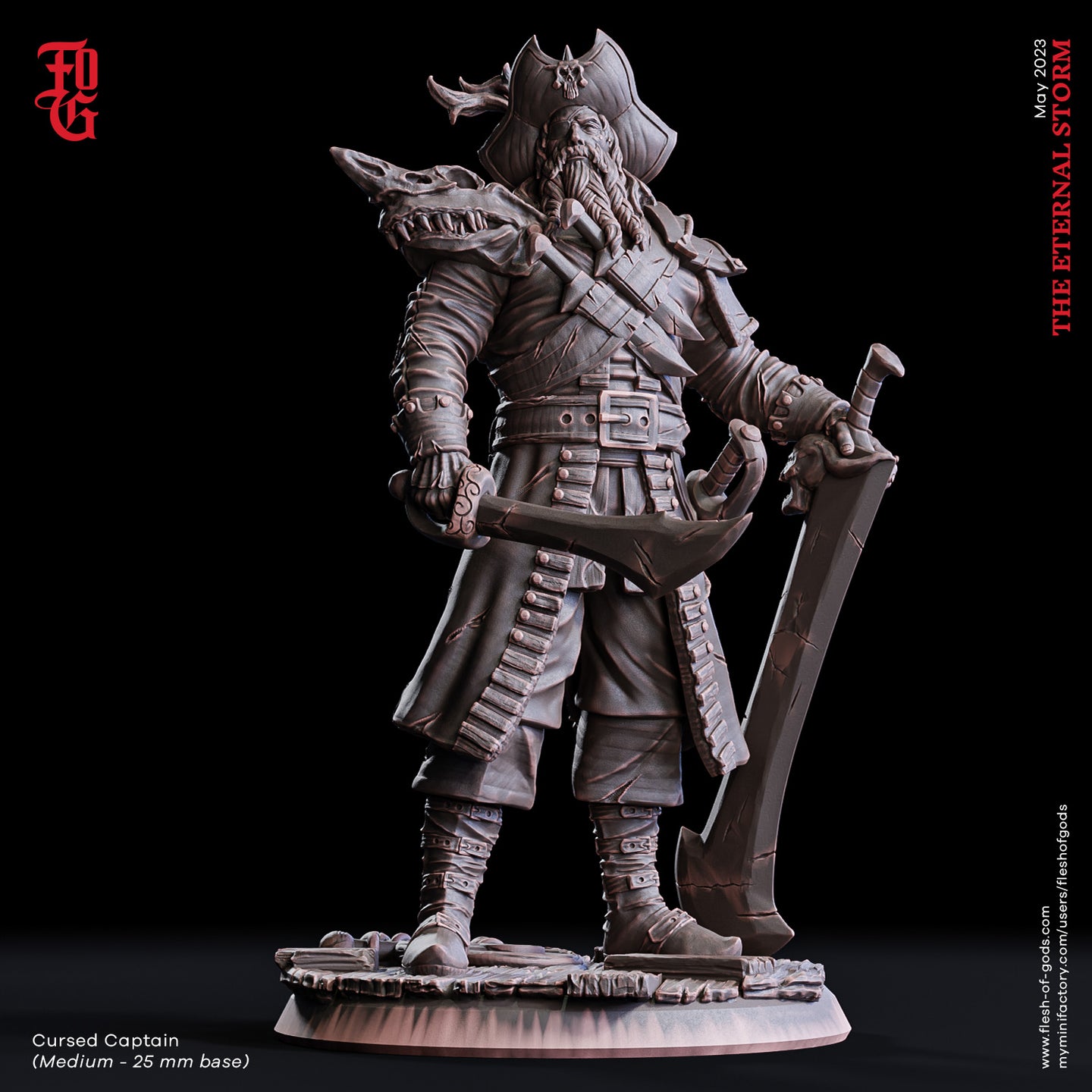 Cursed Captain - The Eternal Storm - Flesh of Gods - Wargaming D&D DnD