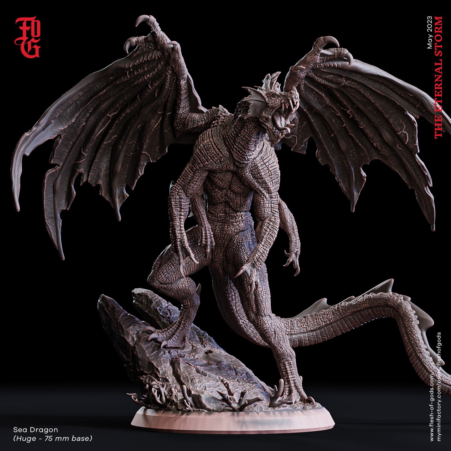 Sea Dragon - The Eternal Storm - Flesh of Gods - Wargaming D&D DnD