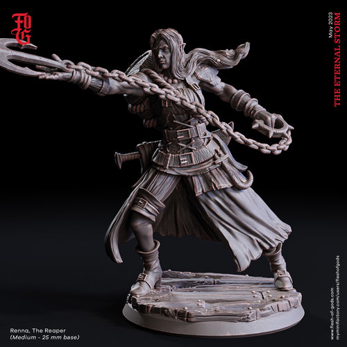 Renna The Reaper (Dark Elf Pirate) - The Eternal Storm - Flesh of Gods - Wargaming D&D DnD