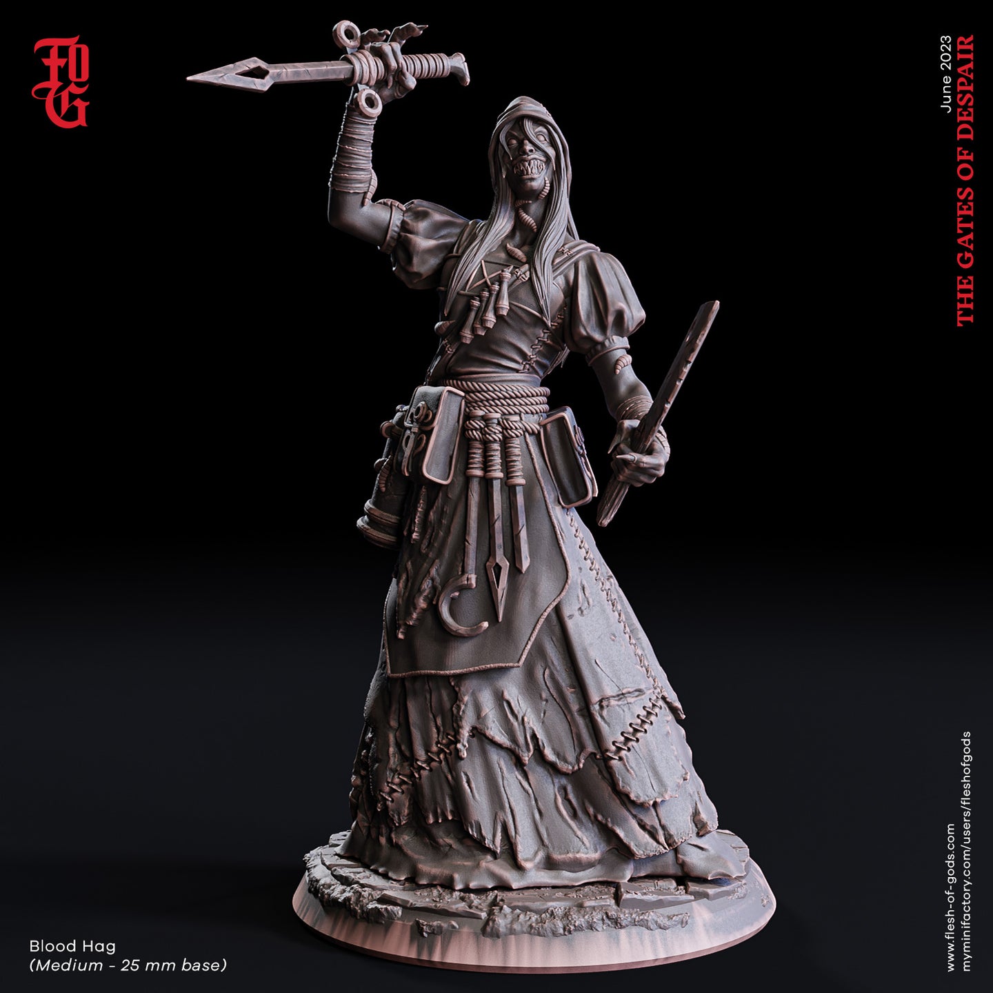 Blood Hag - The Gates of Despair - Flesh of Gods - Wargaming D&D DnD
