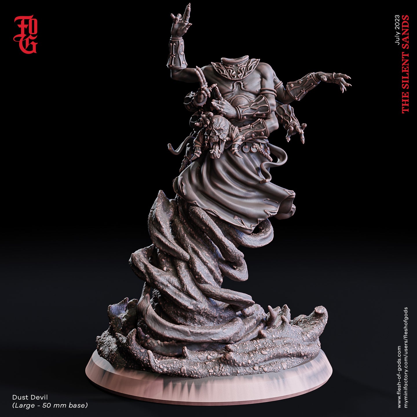 Dust Devil - The Silent Sands - Flesh of Gods - Wargaming D&D DnD