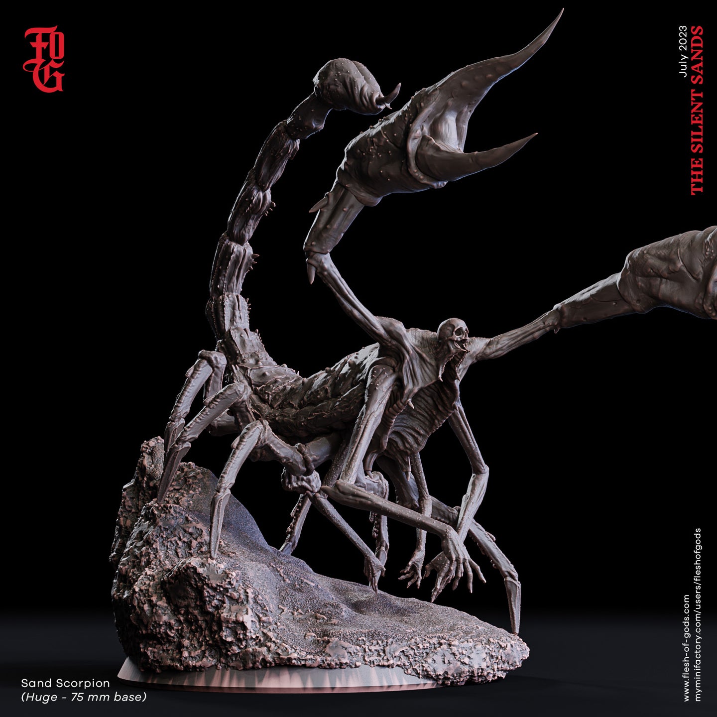 Sand Scorpion - The Silent Sands - Flesh of Gods - Wargaming D&D DnD