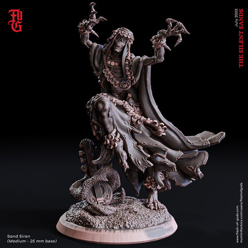 The Sand Siren, Ghost Bard - The Silent Sands - Flesh of Gods - Wargaming D&D DnD