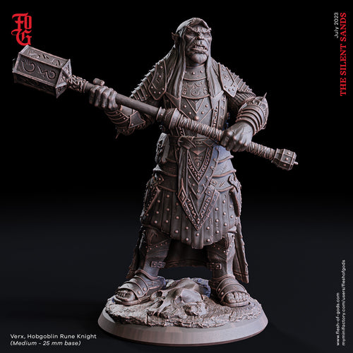 Verx, Hobgoblin Rune Knight - The Silent Sands - Flesh of Gods - Wargaming D&D DnD