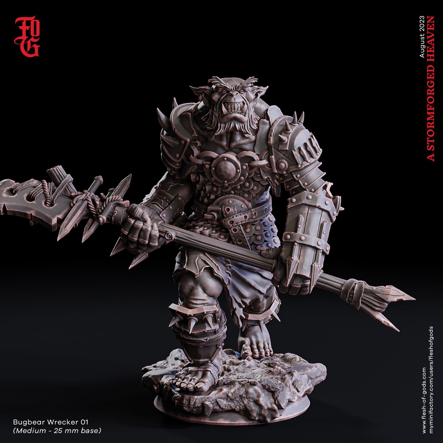 Bugbear Wrecker 1 - A Stormforged Heaven - Flesh of Gods - Wargaming D&D DnD