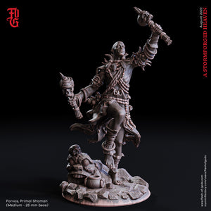 Forvos, Primal Shaman - A Stormforged Heaven - Flesh of Gods - Wargaming D&D DnD