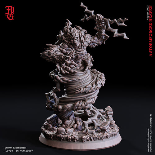 Storm Elemental - A Stormforged Heaven - Flesh of Gods - Wargaming D&D DnD