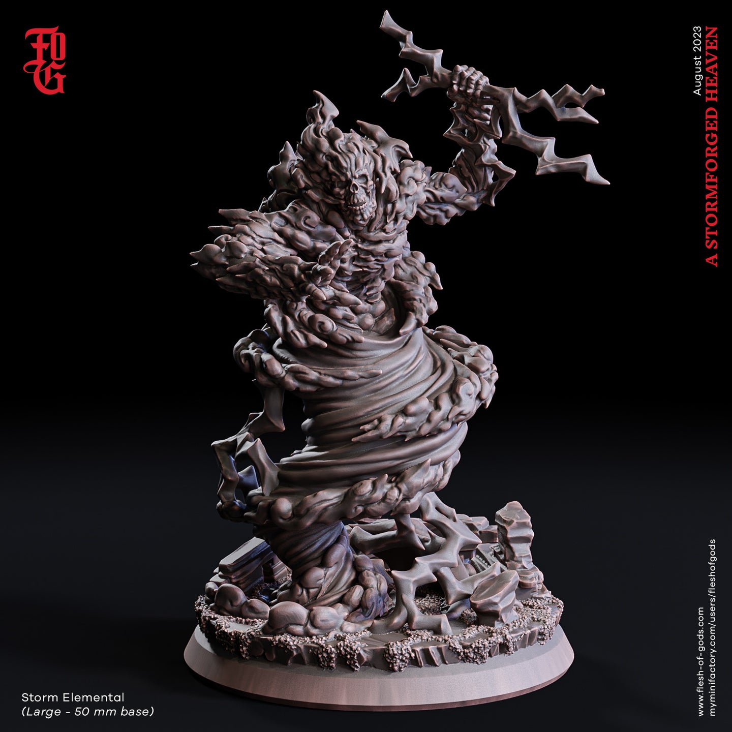 Storm Elemental - A Stormforged Heaven - Flesh of Gods - Wargaming D&D DnD