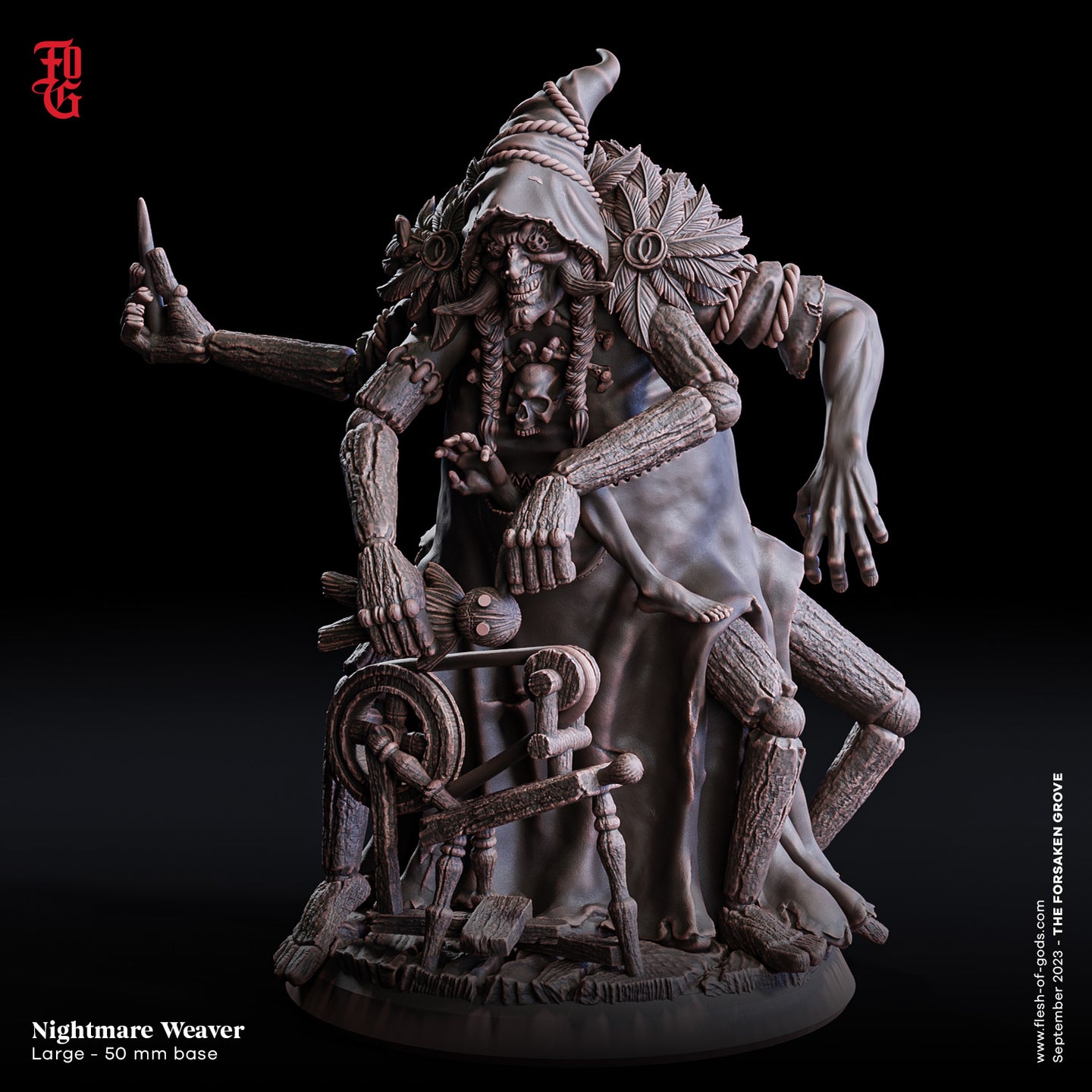 Nakmahr, The Nightmare Weaver - The Forsaken Grove - Flesh of Gods - Wargaming D&D DnD