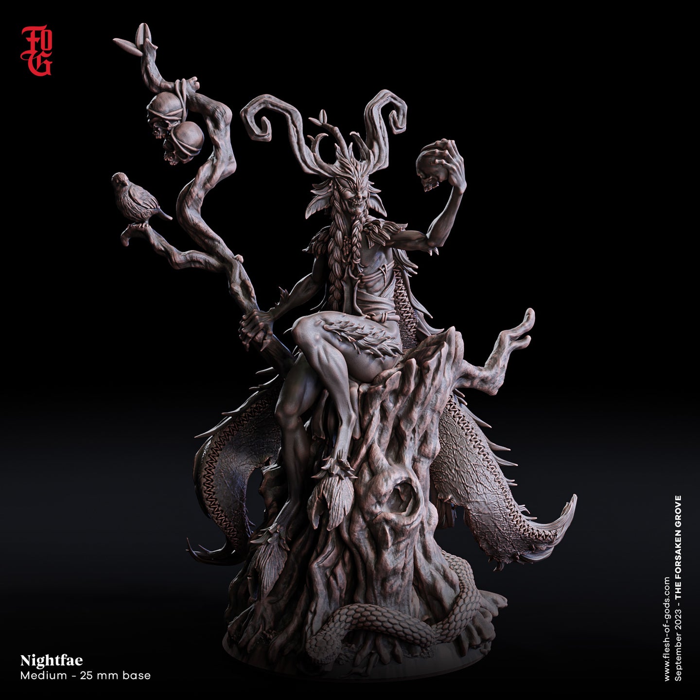 Nightfae - The Forsaken Grove - Flesh of Gods - Wargaming D&D DnD