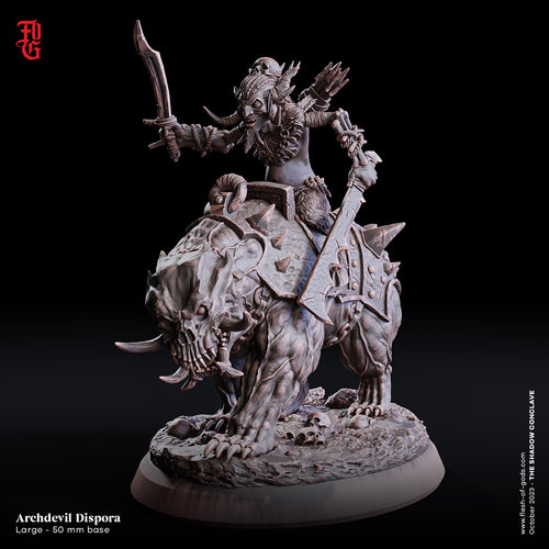Archdevil Dispora - The Shadow Conclave - Flesh of the Gods - Wargaming D&D DnD