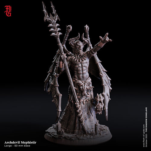 Archdevil Mephistir - The Shadow Conclave - Flesh of the Gods - Wargaming D&D DnD