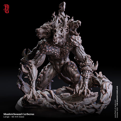 Shadowbound Cerberus - The Shadow Conclave - Flesh of the Gods - Wargaming D&D DnD