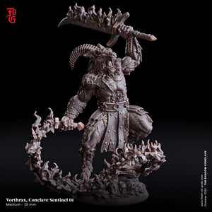 Vorthrax, Conclave Sentinel 01 - The Shadow Conclave - Flesh of the Gods - Wargaming D&D DnD