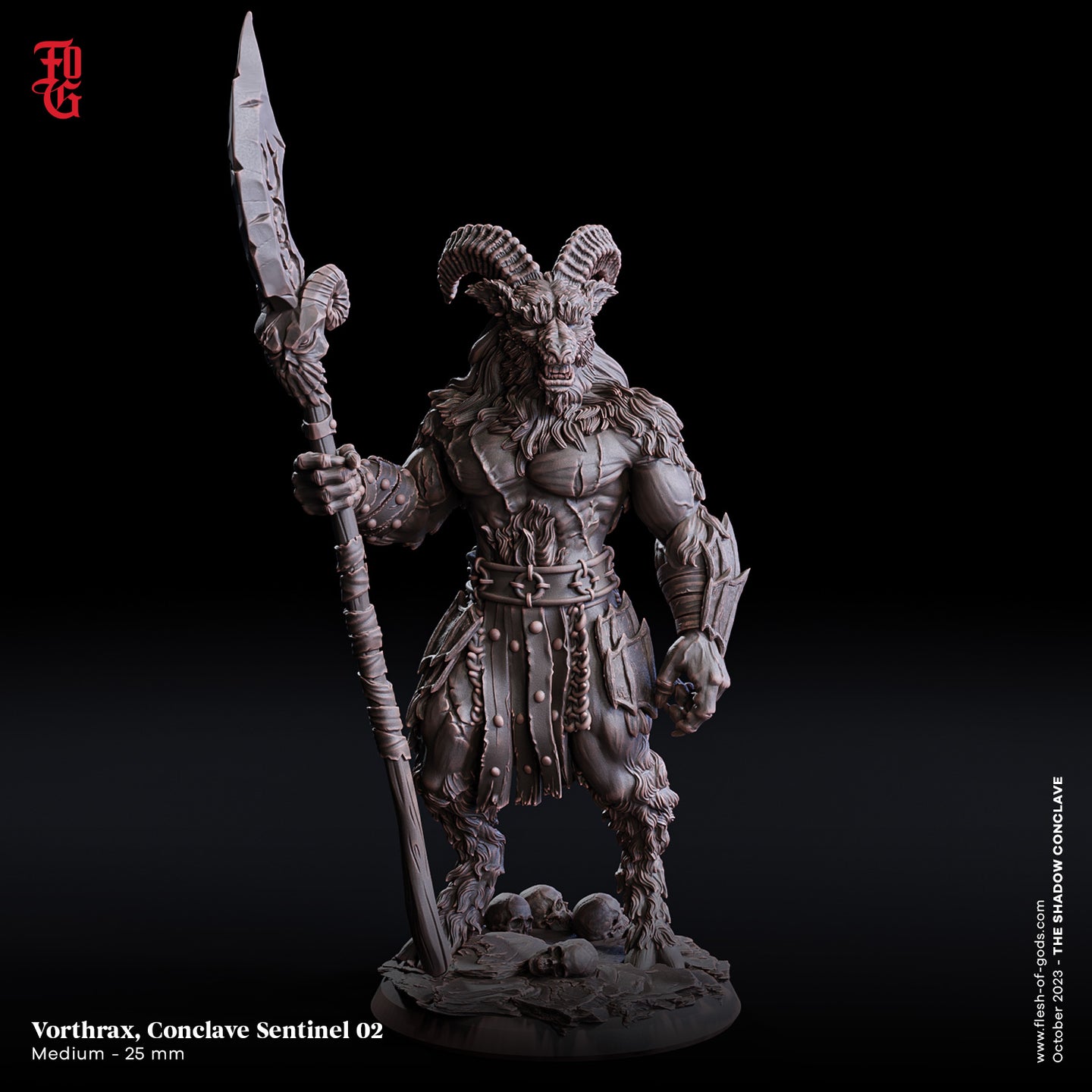 Vorthrax, Conclave Sentinel 02 - The Shadow Conclave - Flesh of the Gods - Wargaming D&D DnD