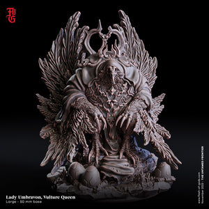 Lady Umbravon, Vulture Queen - The Untamed Frontier - Flesh of the Gods - Wargaming D&D DnD