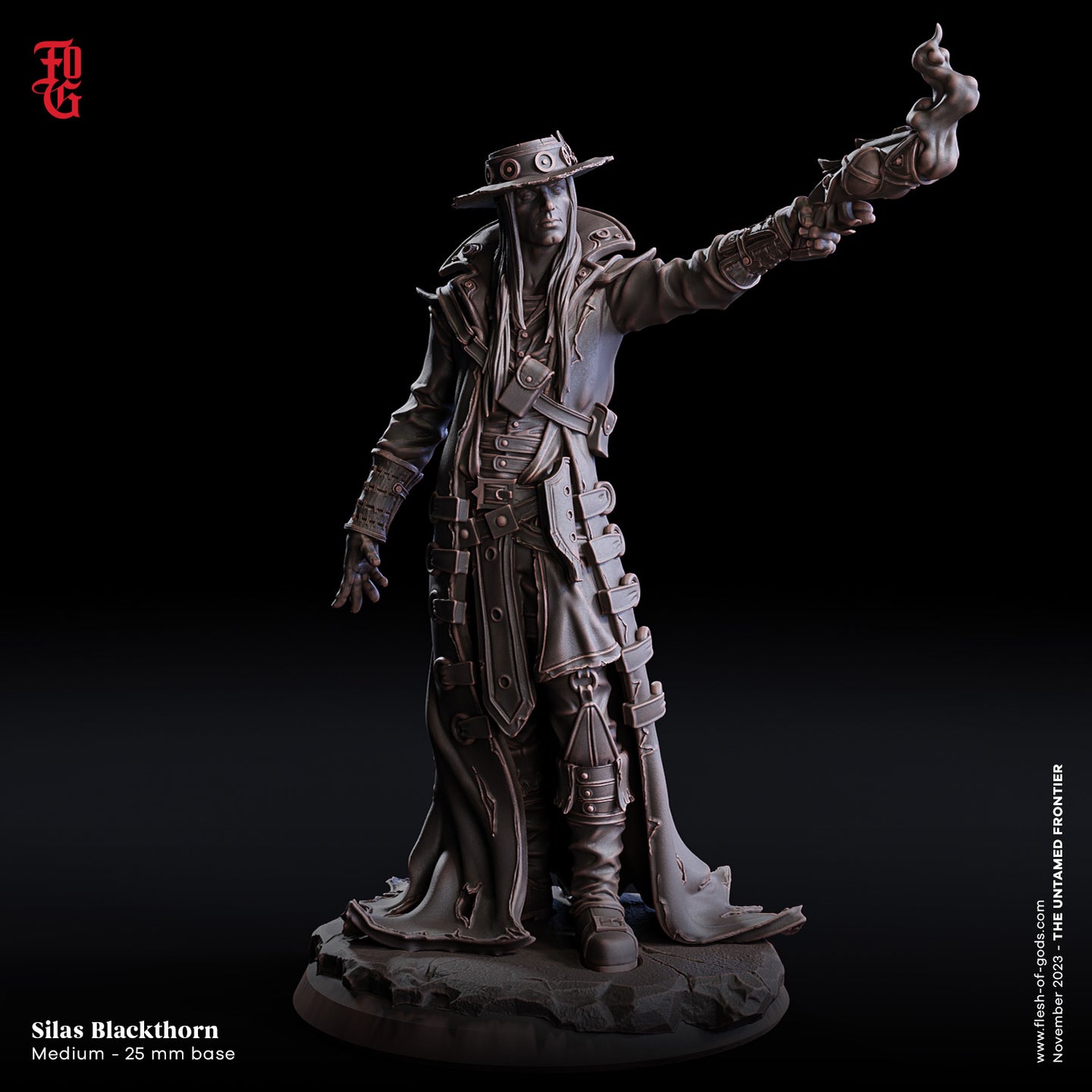 Silas Blackthorn - The Untamed Frontier - Flesh of the Gods - Wargaming D&D DnD