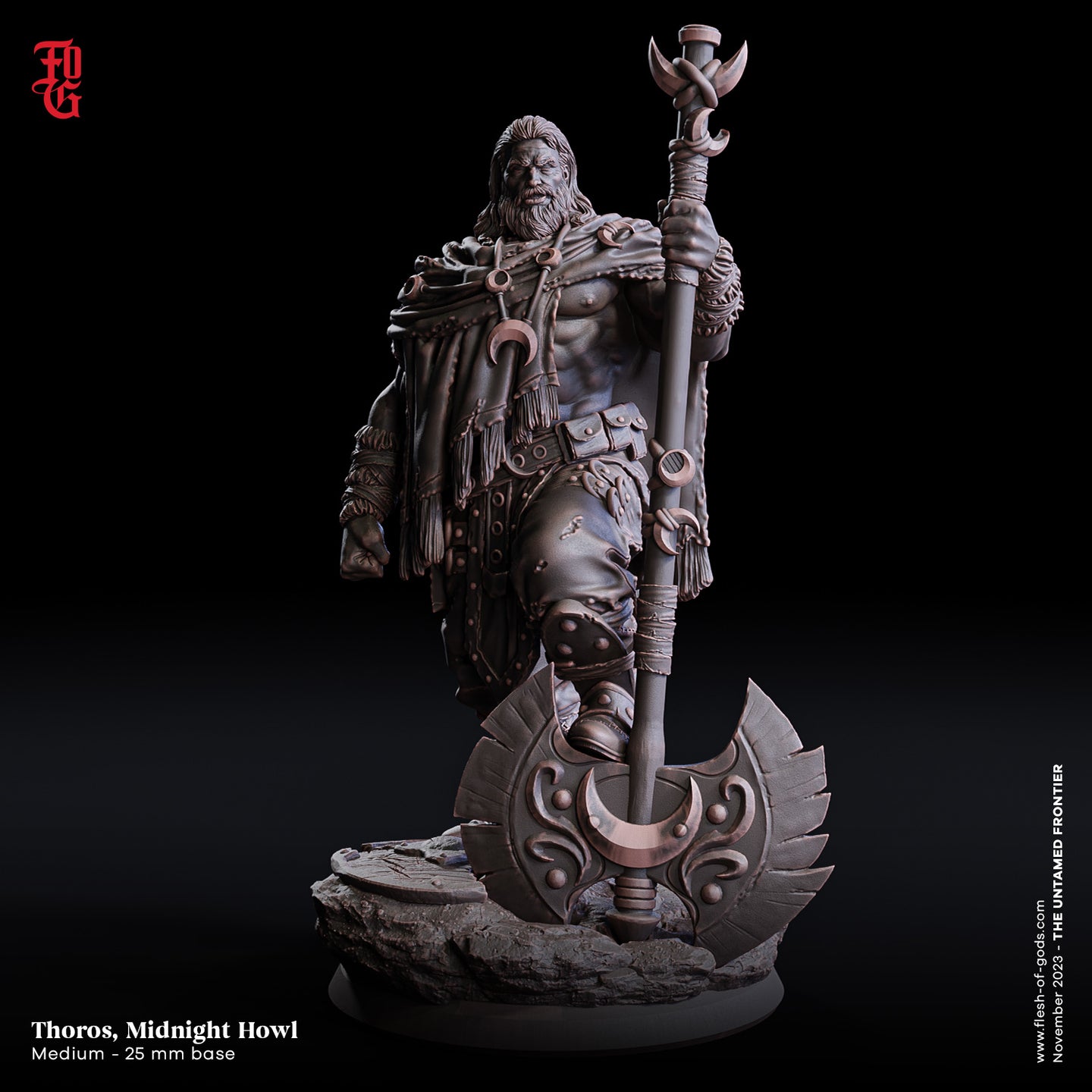 Thoros, The Midnight Howl - The Untamed Frontier - Flesh of the Gods - Wargaming D&D DnD