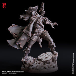 Elara, The Clockwork Huntress - The Untamed Frontier - Flesh of the Gods - Wargaming D&D DnD