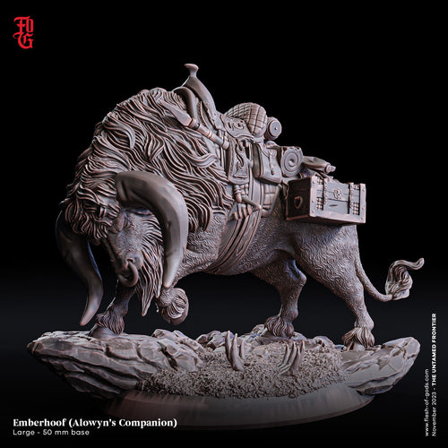 Emberhoof Alowyn's Companion - The Untamed Frontier - Flesh of Gods - Wargaming D&D DnD