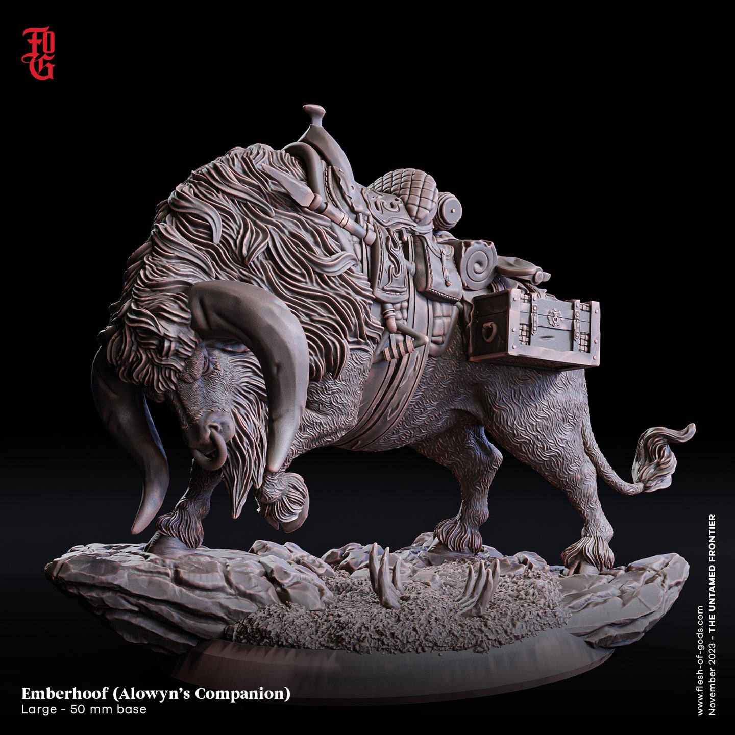 Emberhoof Alowyn's Companion - The Untamed Frontier - Flesh of Gods - Wargaming D&D DnD