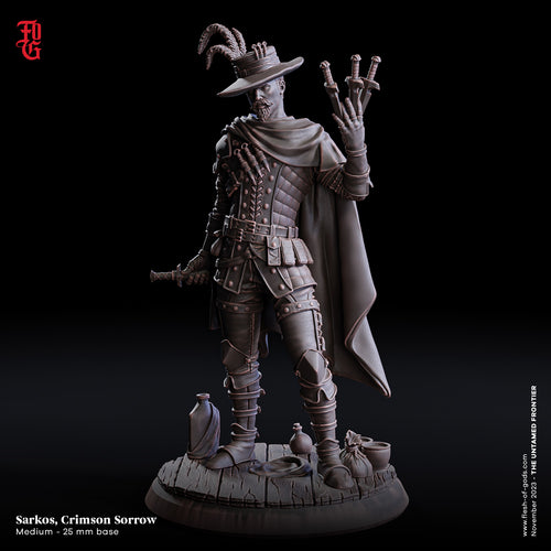 Sarkos, The Crimson Sorrow - The Untamed Frontier - Flesh of the Gods - Wargaming D&D DnD
