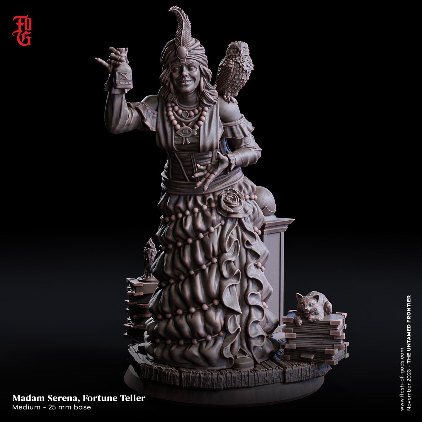 Madam Serena, Fortune Teller - The Untamed Frontier - Flesh of the Gods - Wargaming D&D DnD