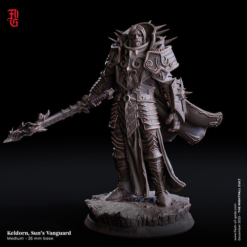 Keldorn, Sun's Vanguard - The Nightfall Cult - Flesh of the Gods - Wargaming D&D DnD