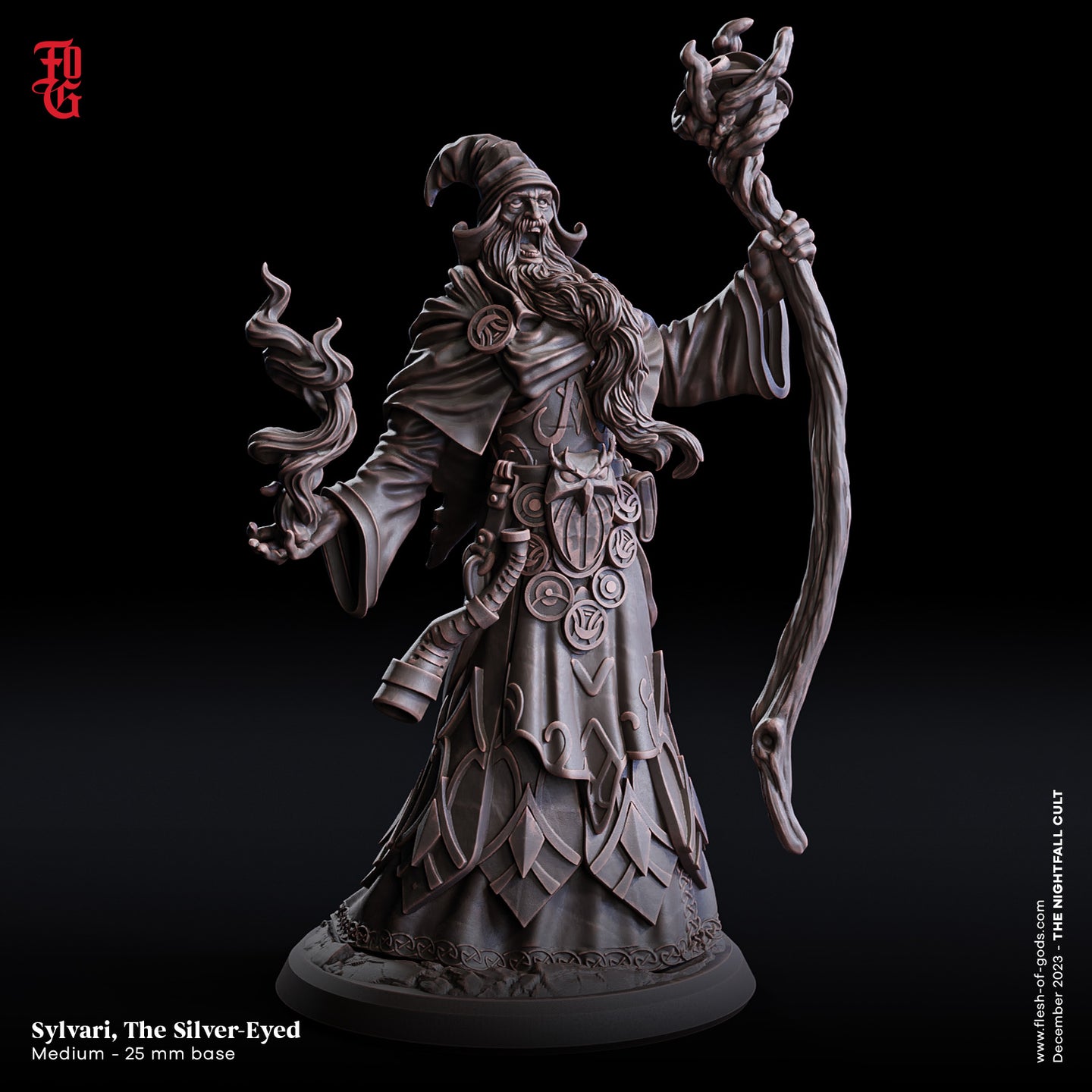 Sylvari, Silver-Eyed - The Nightfall Cult - Flesh of the Gods - Wargaming D&D DnD