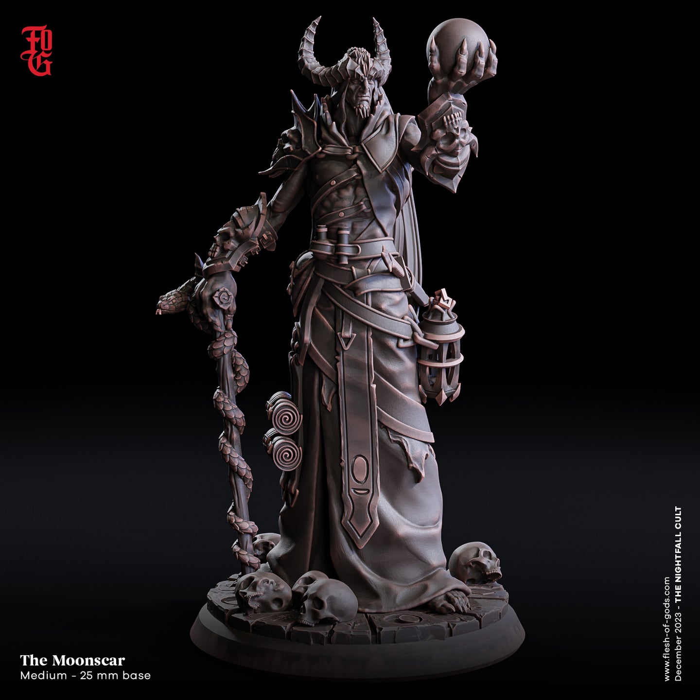 The Moonscar - The Nightfall Cult - Flesh of the Gods - Wargaming D&D DnD