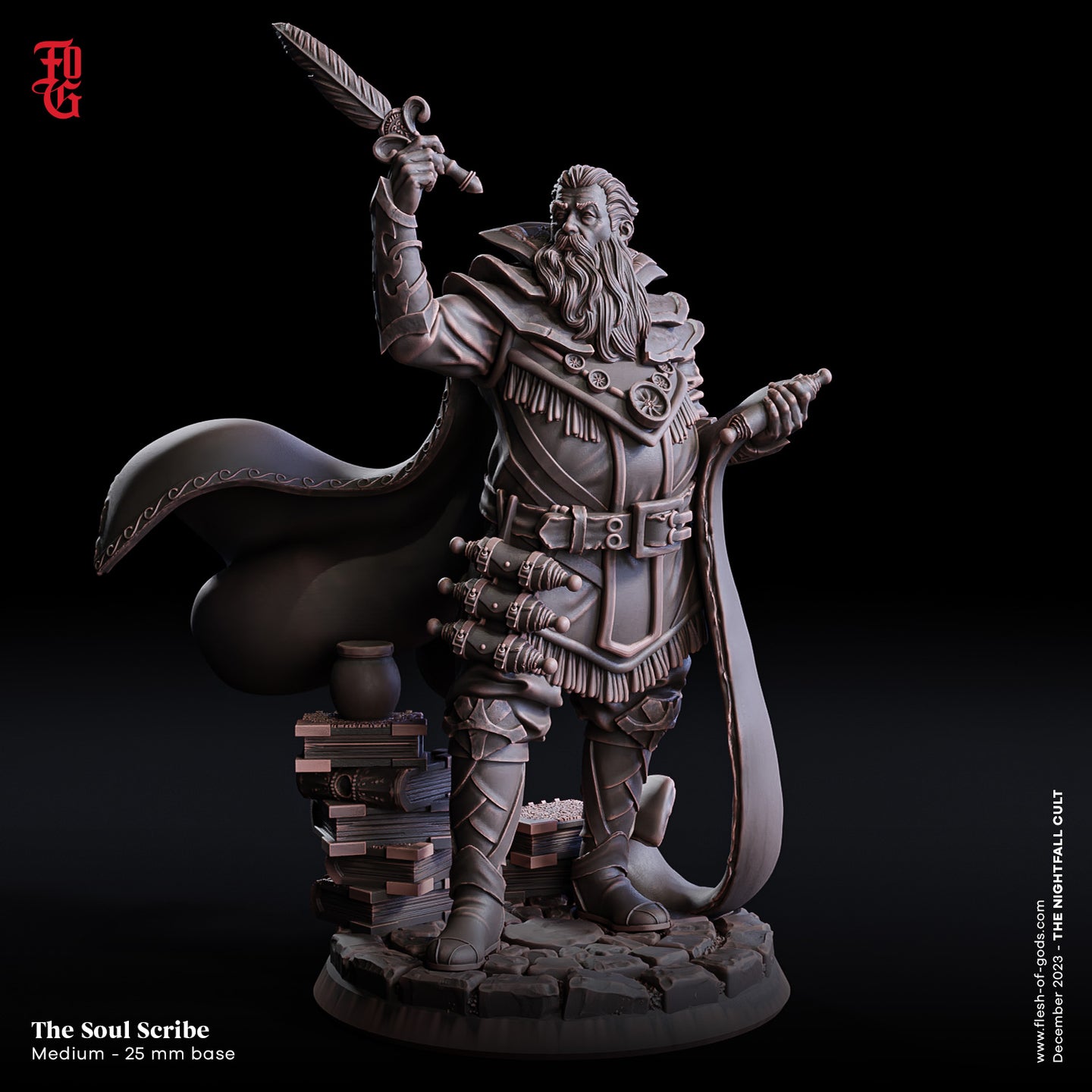 The Soul Scribe - The Nightfall Cult - Flesh of the Gods - Wargaming D&D DnD