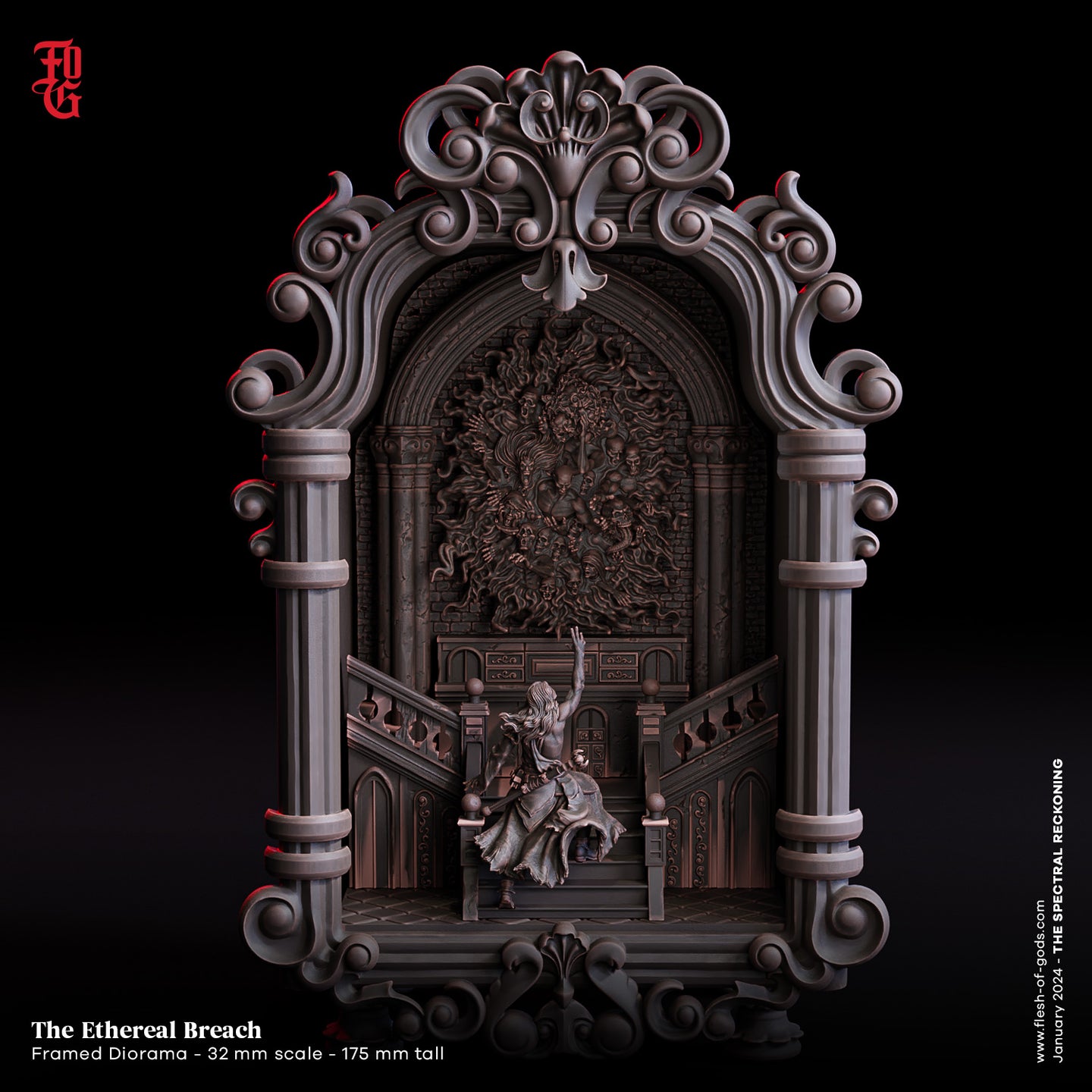 The Ethereal Breach Diorama - The Spectral Reckoning PT 1 - Flesh of the Gods - Wargaming D&D DnD