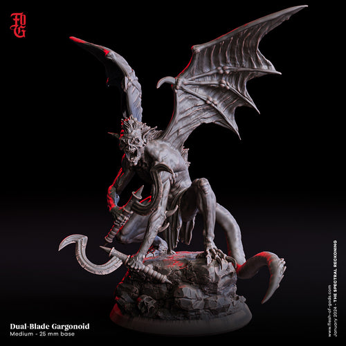 Dual-Blade Gargonoid - The Spectral Reckoning PT 2 - Flesh of the Gods - Wargaming D&D DnD