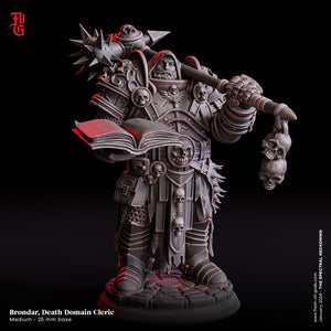 Brondar, Death Domain Cleric (Human Cleric) - The Spectral Reckoning PT 1 - Flesh of the Gods - Wargaming D&D DnD
