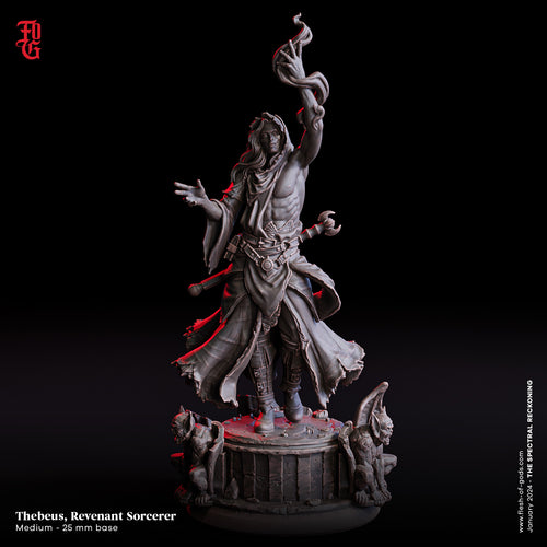 Thebeus, The Revenant Sorcerer - The Spectral Reckoning PT 1 - Flesh of the Gods - Wargaming D&D DnD