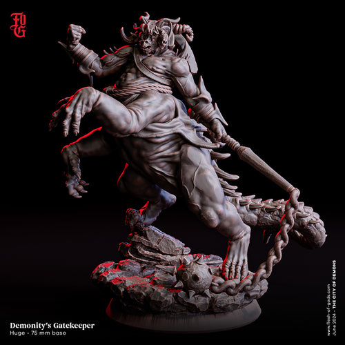 Demonity's Gatekeeper - The City of Demons - Flesh of the Gods - Wargaming D&D DnD