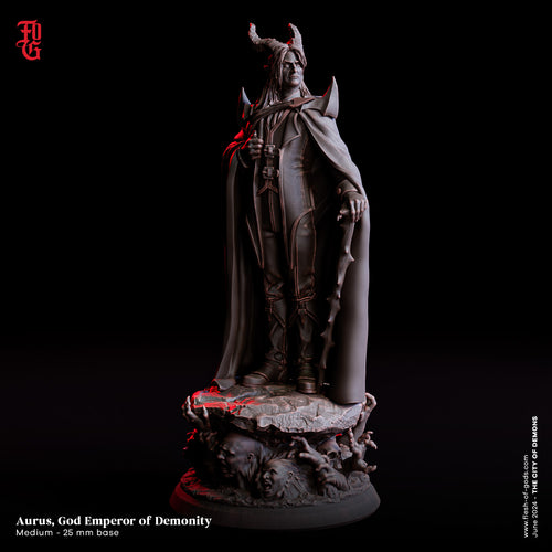 Aurus, God Emperor of Demonity - The City of Demons - Flesh of the Gods - Wargaming D&D DnD