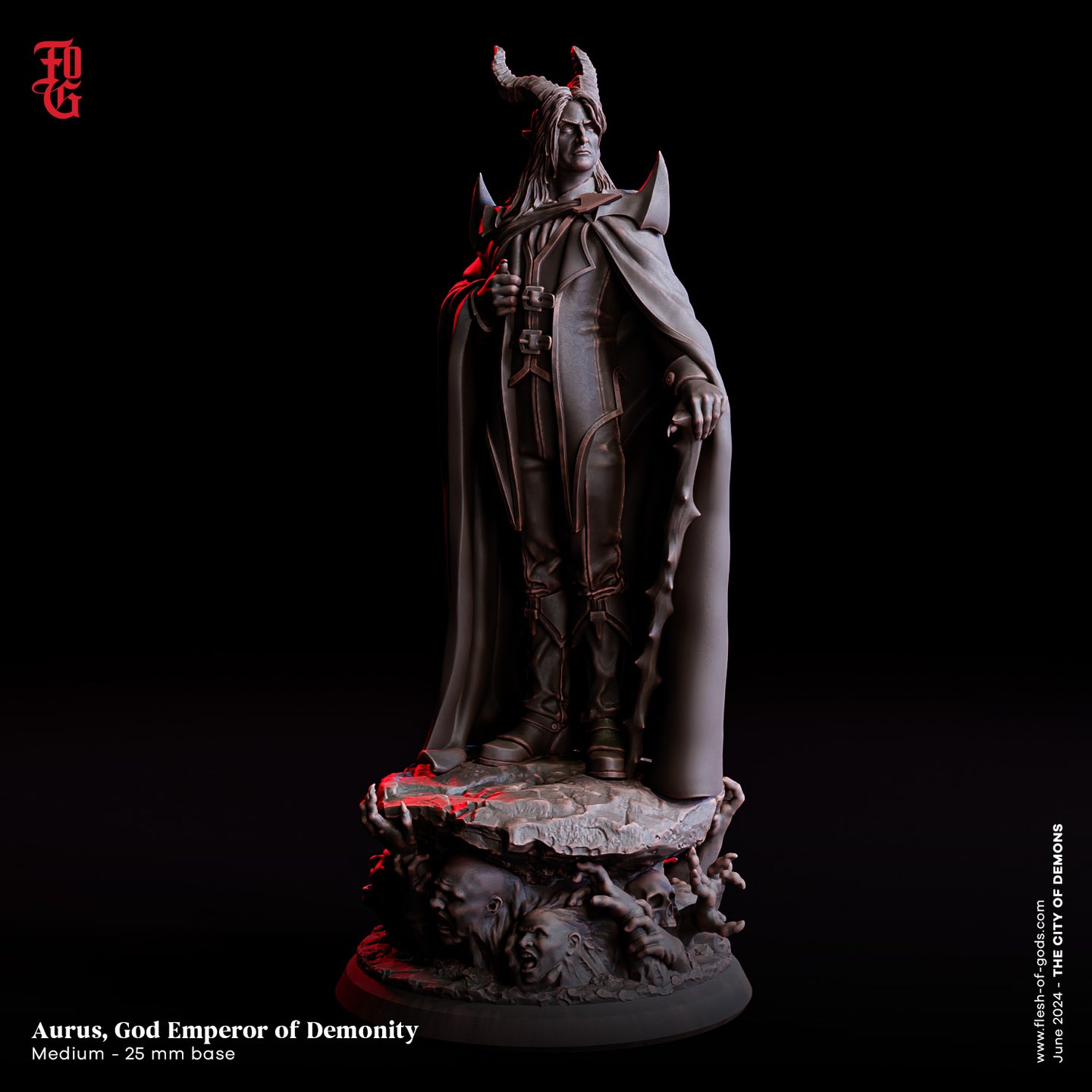 Aurus, God Emperor of Demonity - The City of Demons - Flesh of the Gods - Wargaming D&D DnD