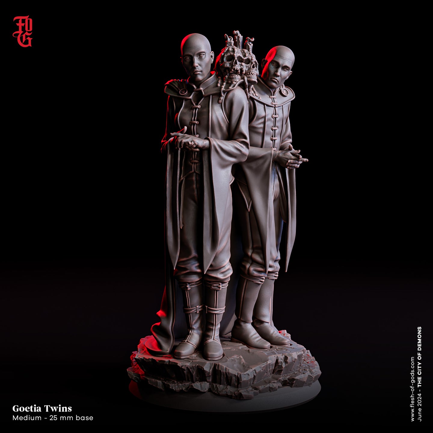 Goetia Twins - The City of Demons - Flesh of the Gods - Wargaming D&D DnD