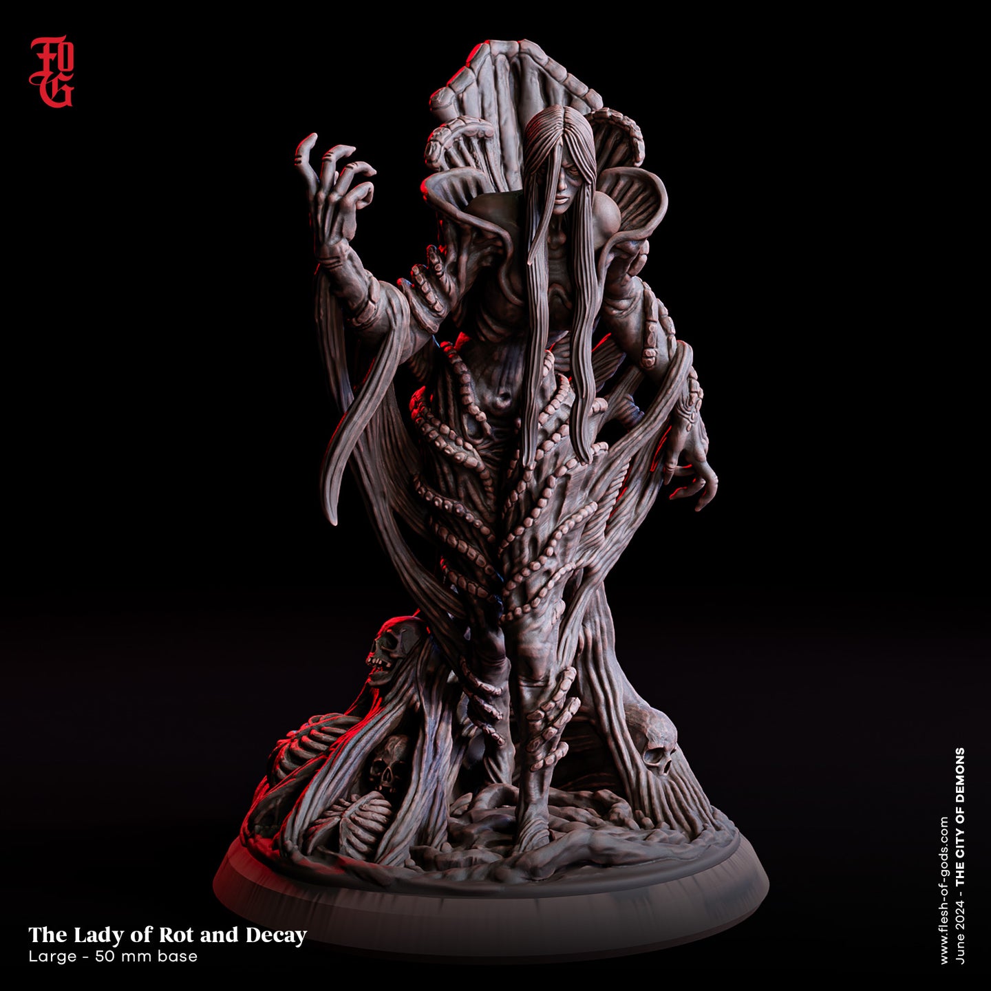 The Lady of Rot and Decay - The City of Demons - Flesh of the Gods - Wargaming D&D DnD