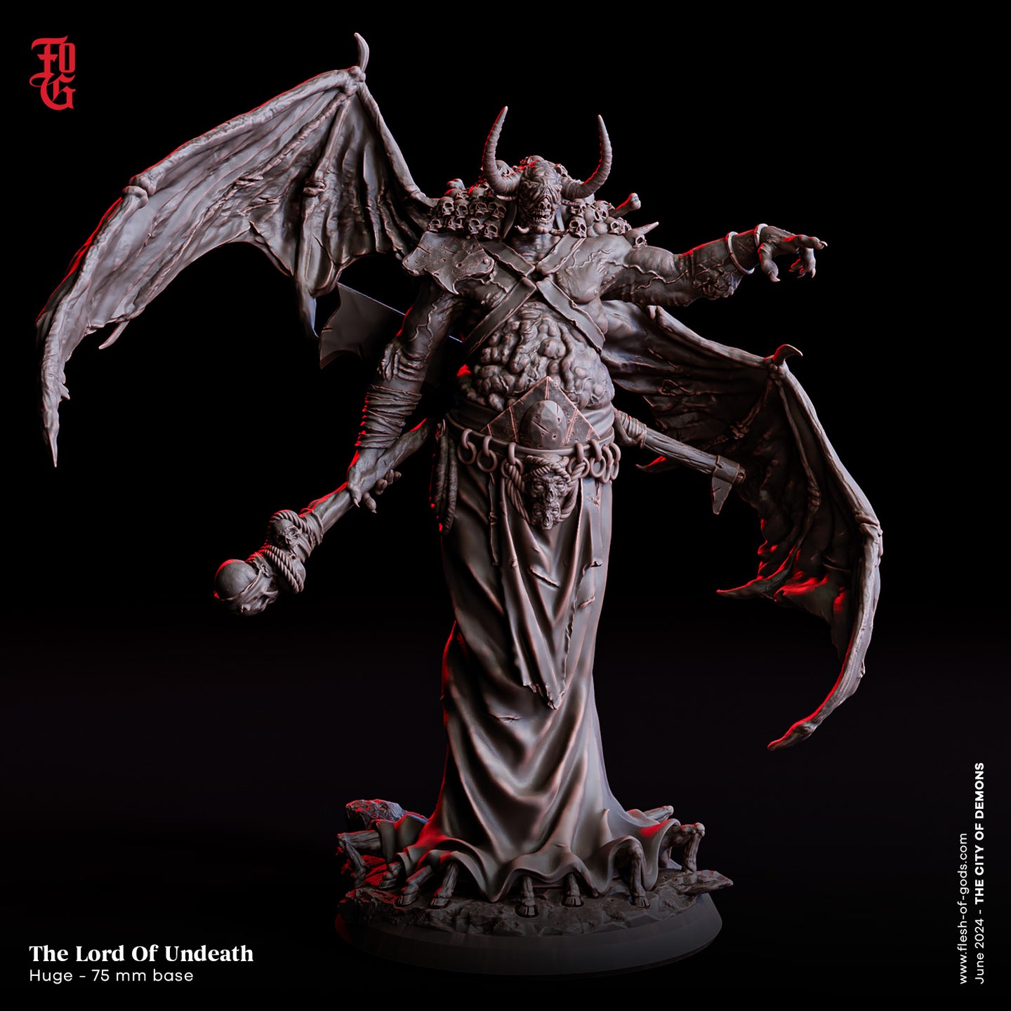 The Lord of Undeath - The City of Demons - Flesh of the Gods - Wargaming D&D DnD